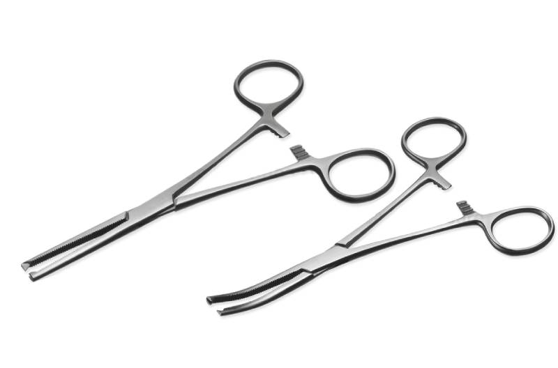 Robinson Instrapac Kocher Artery Forceps 15.5cm Straight / Curved
